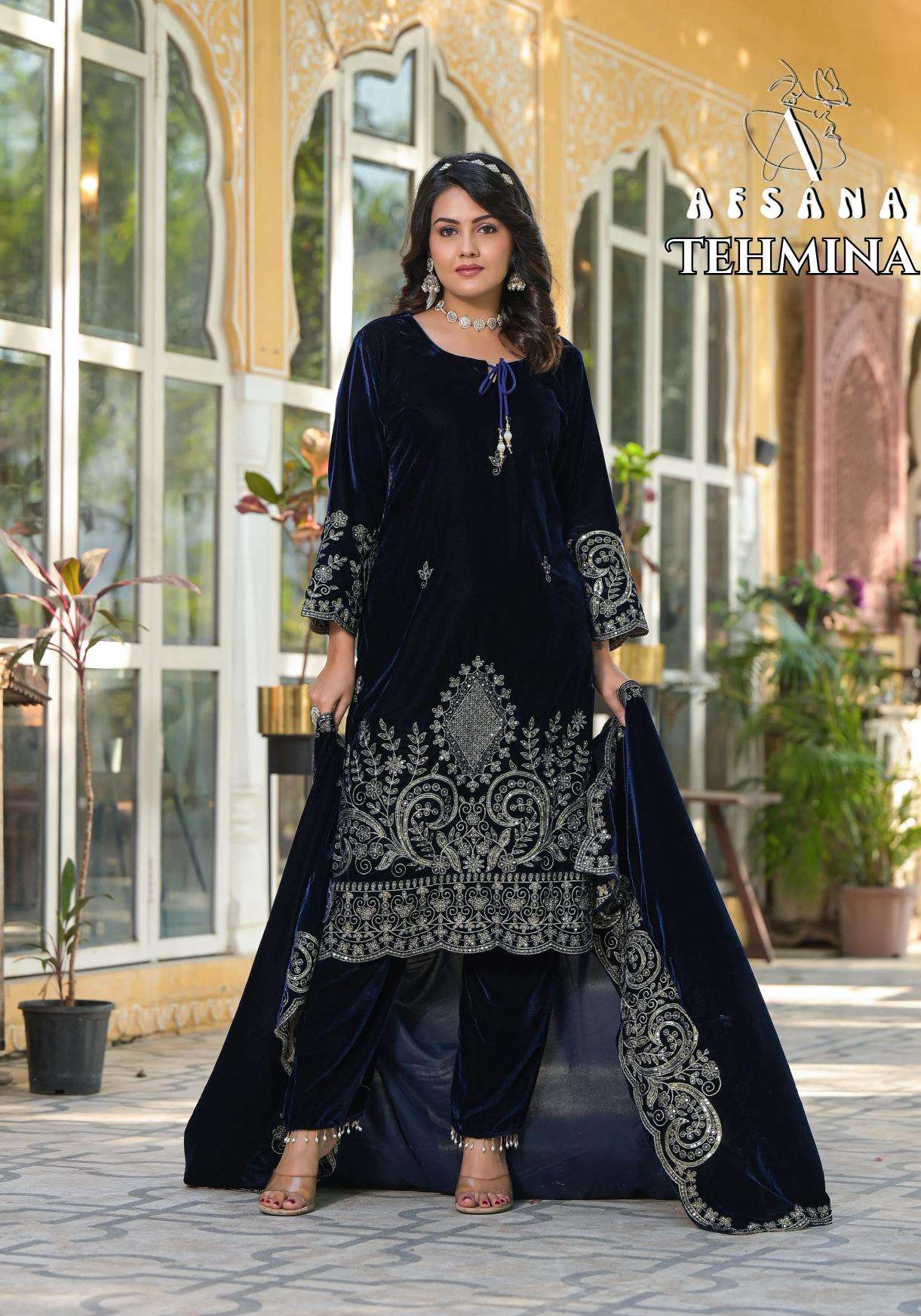 Afsana tehmina pakistani suites Manufacturers in India