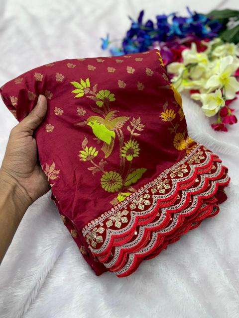 Akshara floral and bird Wholesale Saree market in Delhi