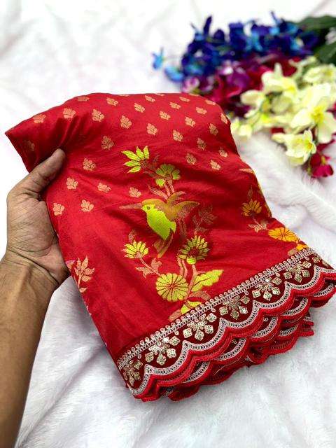 Akshara floral and bird Wholesale Saree market in Delhi