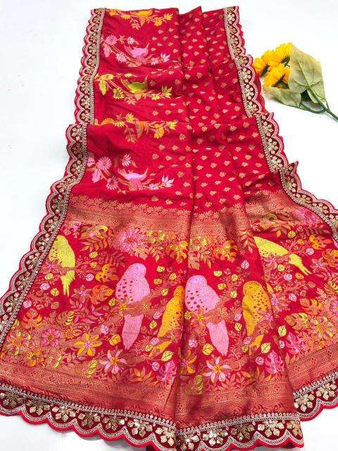 Akshara floral and bird Wholesale Saree market in Delhi
