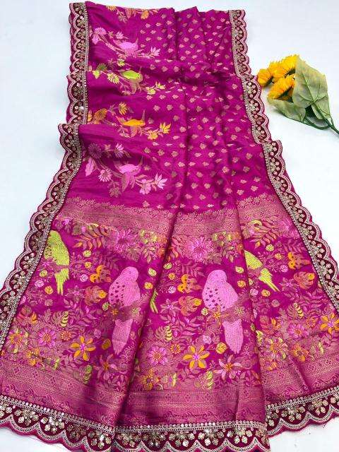 Akshara floral and bird Wholesale Saree market in Delhi