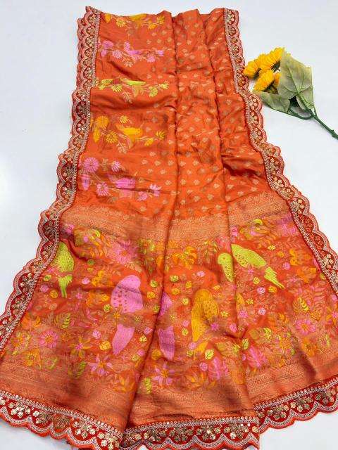 Akshara floral and bird Wholesale Saree market in Delhi