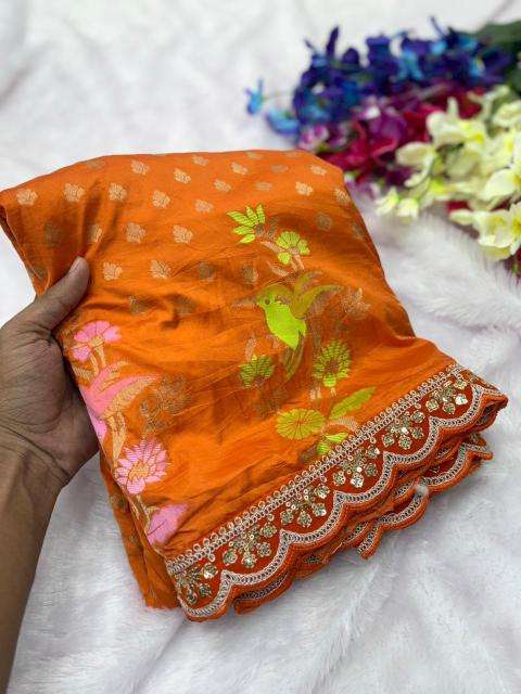 Akshara floral and bird Wholesale Saree market in Delhi