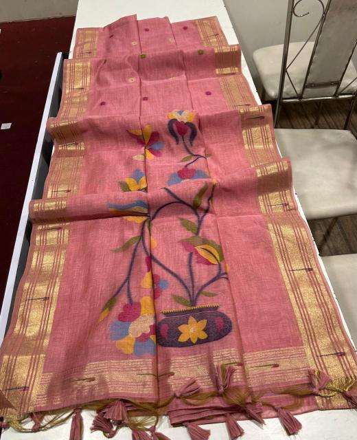 Akshara muga cotton cheap sarees wholesale