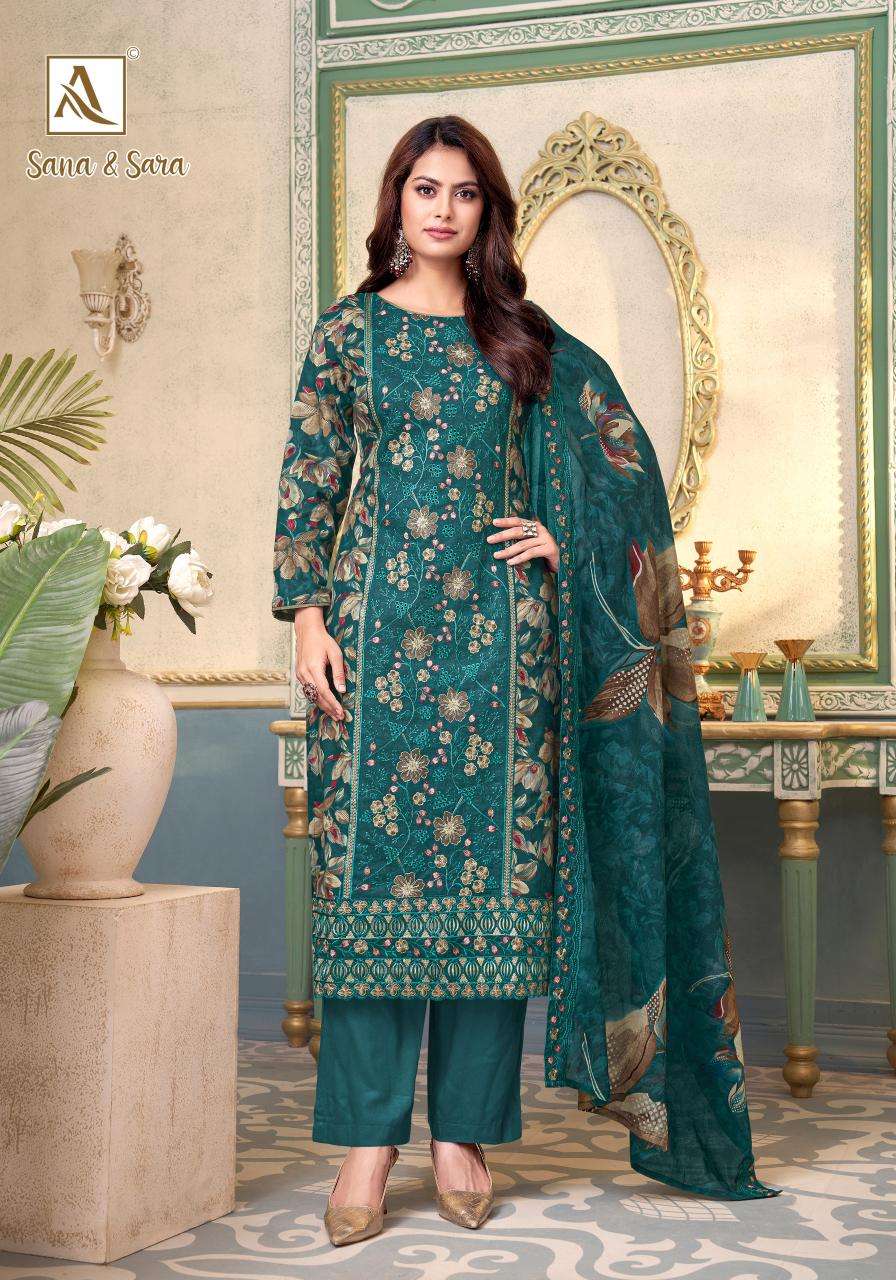 Alok suit sana & sara Designer dress material in pune