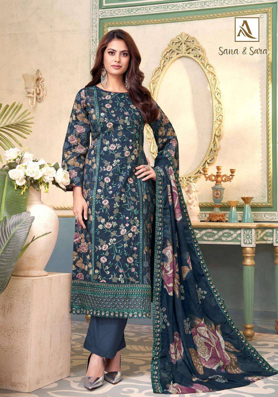 Alok suit sana & sara Designer dress material in pune