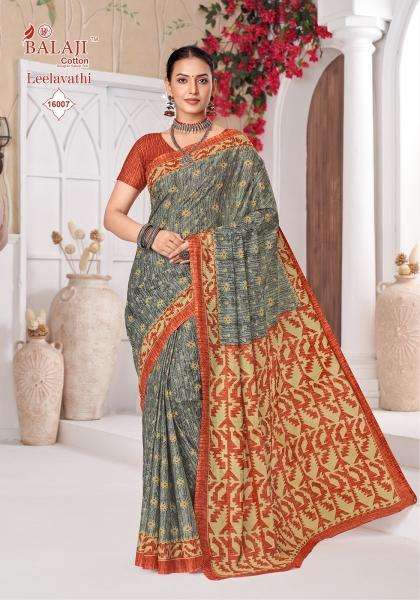 Balaji leelavathi vol-16 Saree wholesale suppliers in India