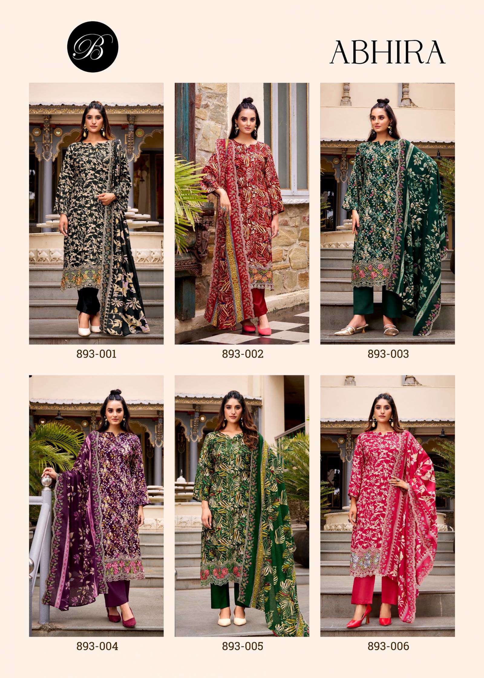 Belliza Abhira Designer dress materials wholesale