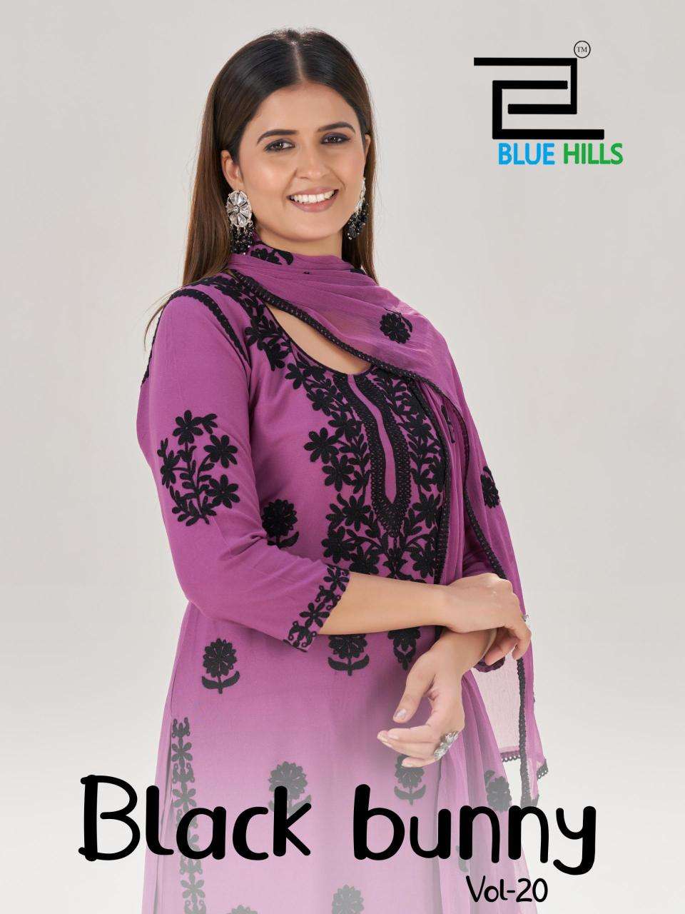 Blue hills black bunny vol 20 wholesale kurti in surat market
