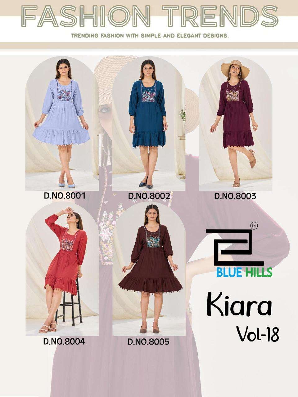 Blue hills kiara vol 18 Kurti manufacturers in Delhi