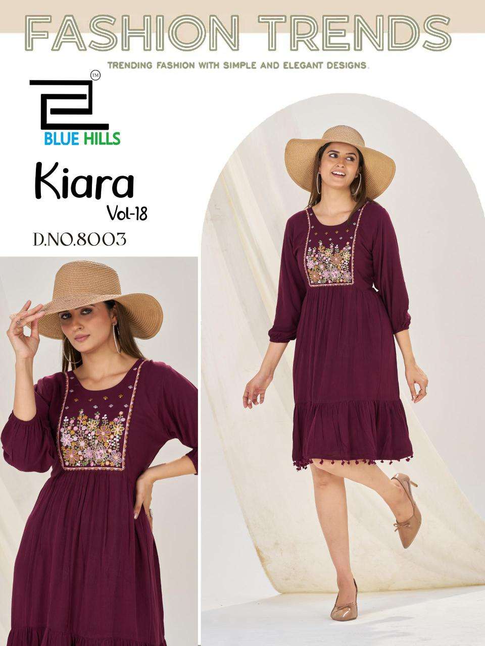 Blue hills kiara vol 18 Kurti manufacturers in Delhi