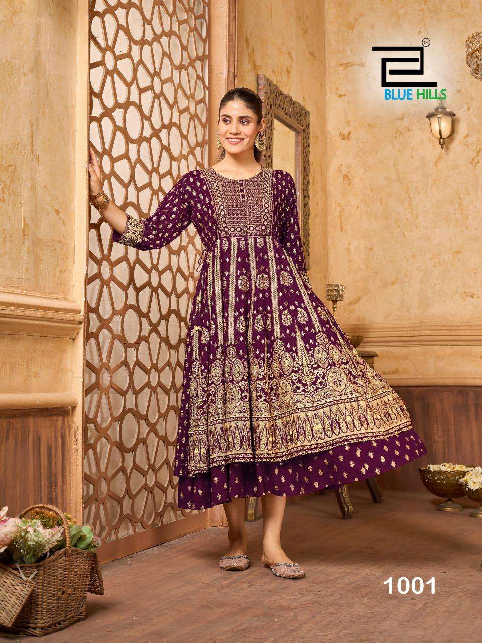 Blue hills kit kat Kurti manufacturer in Delhi