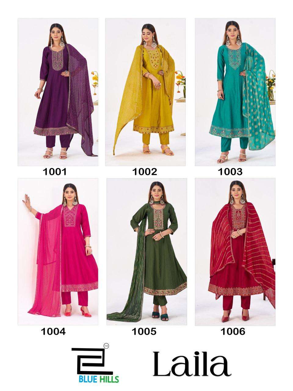 Blue hills laila Kurti wholesaler in ahmedabad