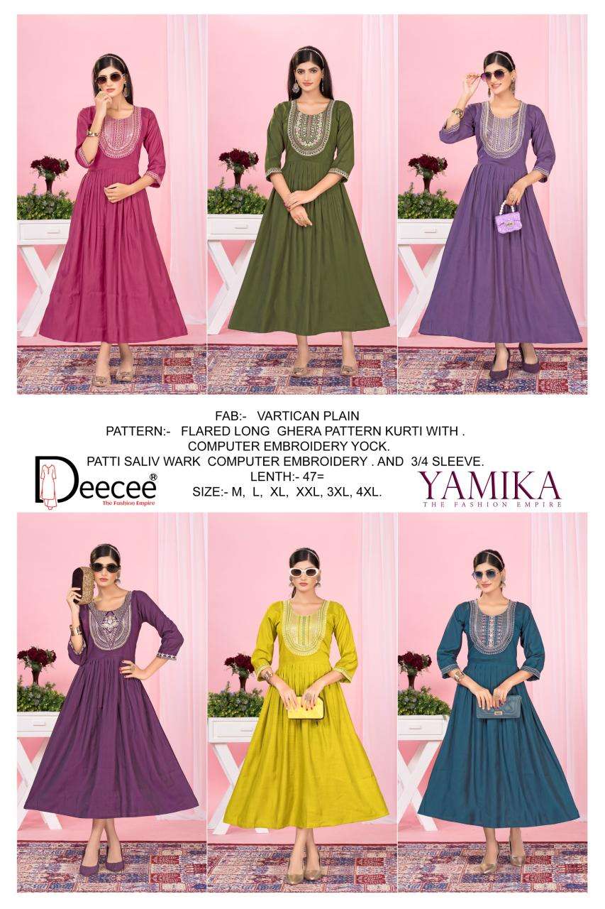 Deecee yamika Kurti manufacturers in India