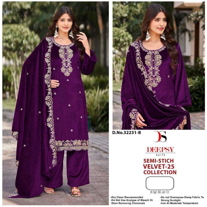 Deepsy hit design of velvet 25 Wholesale Surat Salwar Suits
