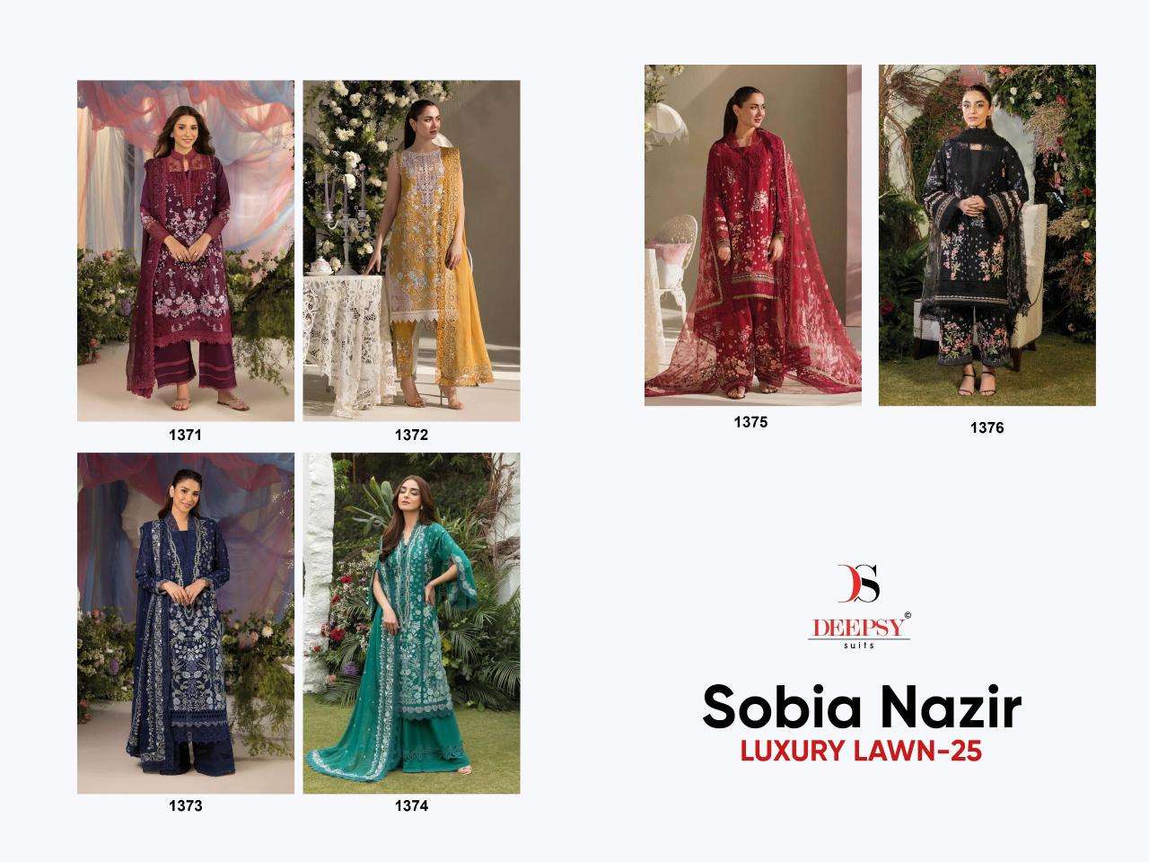 Deepsy sobia nazir lawn 25 Salwar Kameez wholesale market in Kolkata