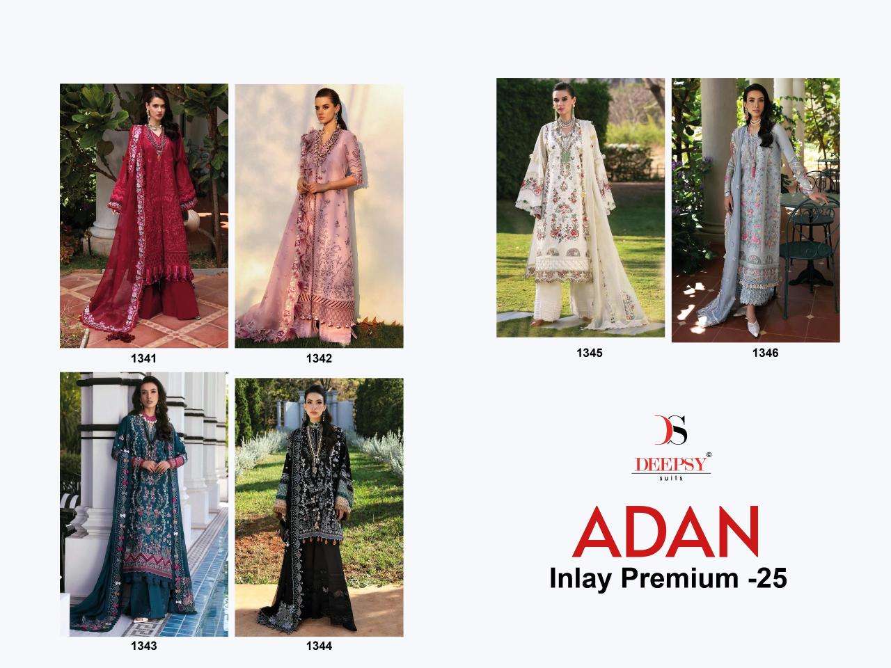 Deepsy suits adan Inlay premium 25 Salwar Kameez manufacturers in India