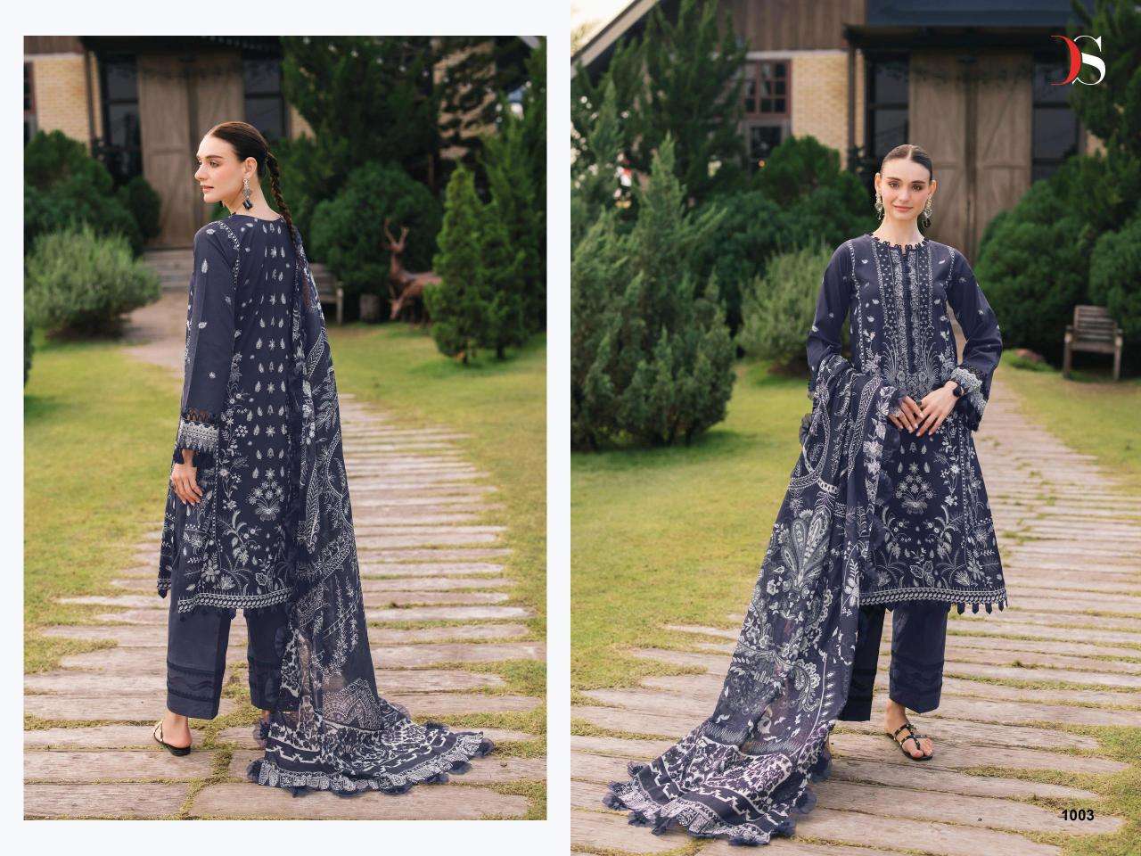 Deepsy suits jade bliss lawn 25-2 pakistani suits wholesalers in India