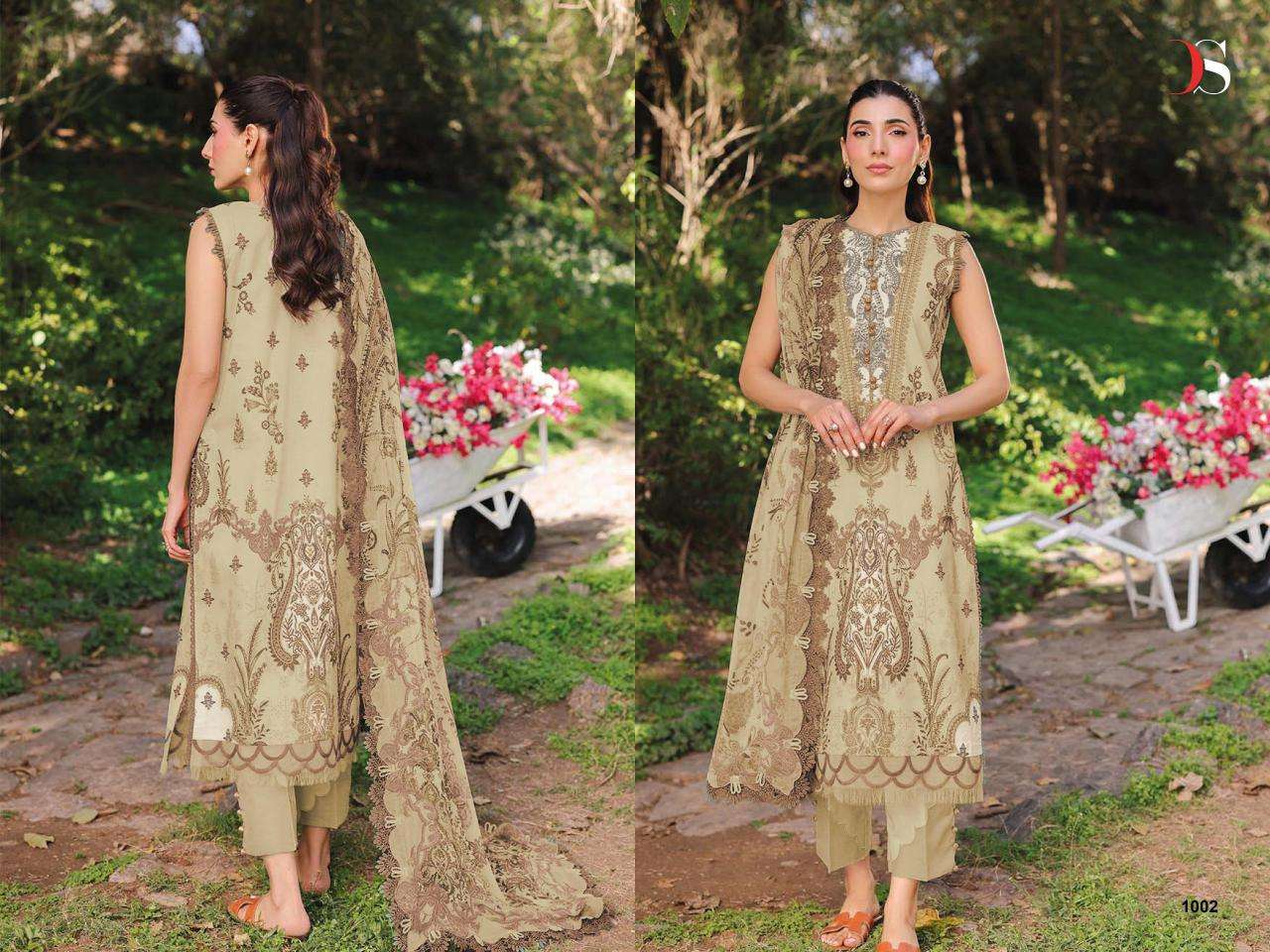 Deepsy suits jade bliss lawn 25-2 pakistani suits wholesalers in India