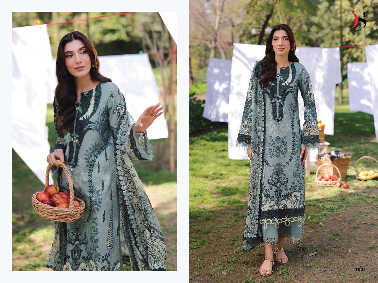 Deepsy suits jade bliss lawn 25-2 pakistani suits wholesalers in India