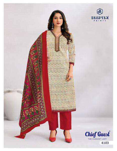 Deeptex chief guest vol-41 Dress material wholesalers