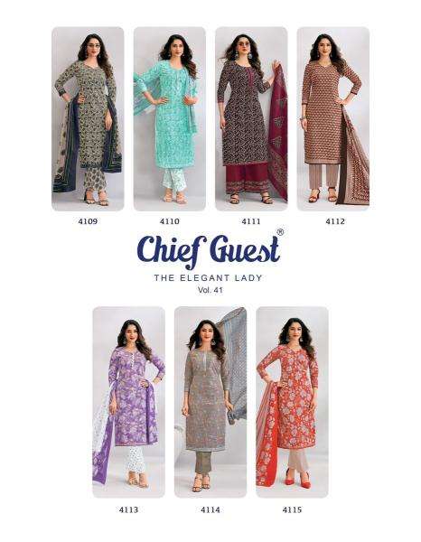 Deeptex chief guest vol-41 Dress material wholesalers