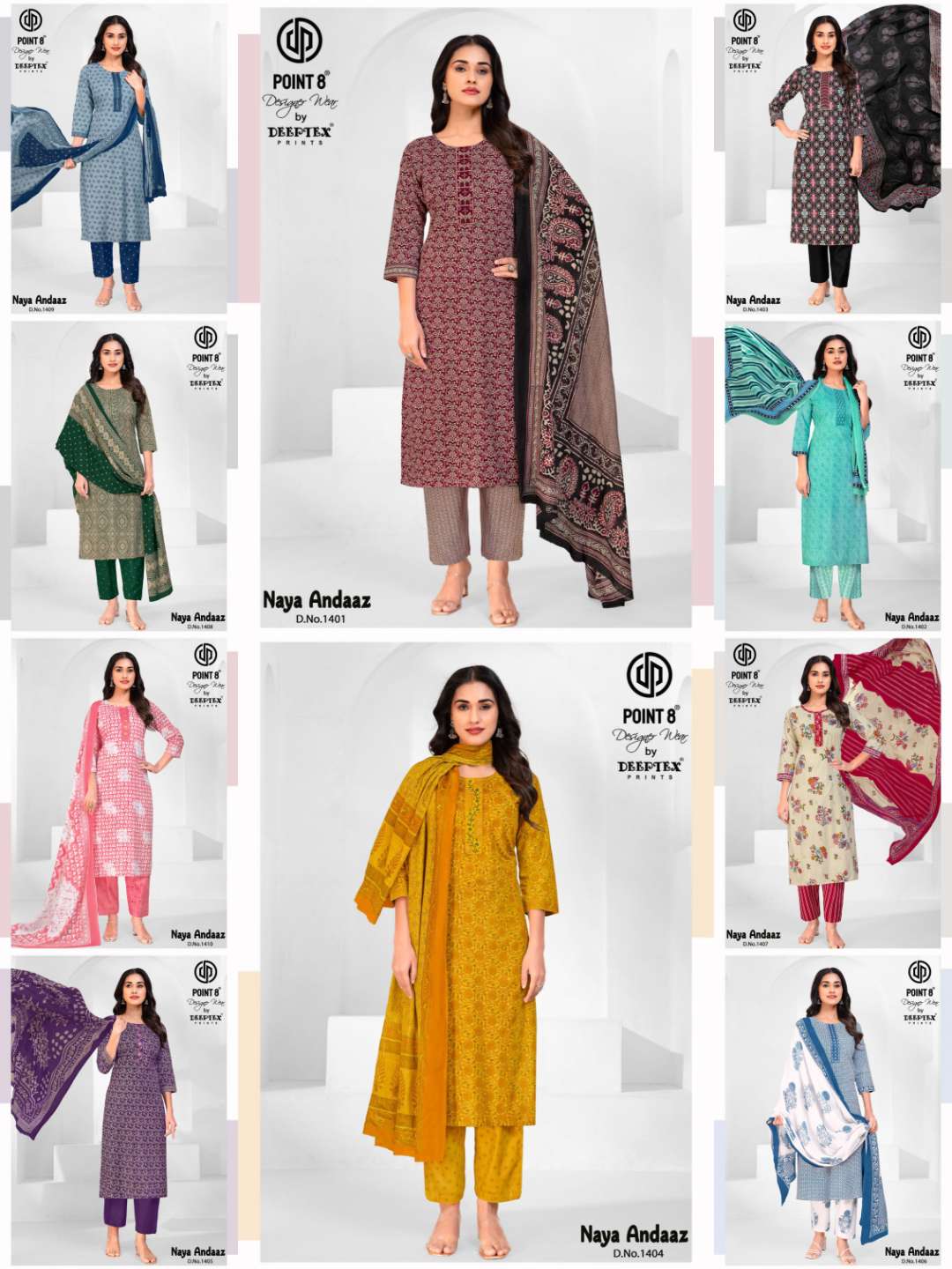 Deeptex Naya Andaaz Vol 14 Kurti wholesalers in Jaipur