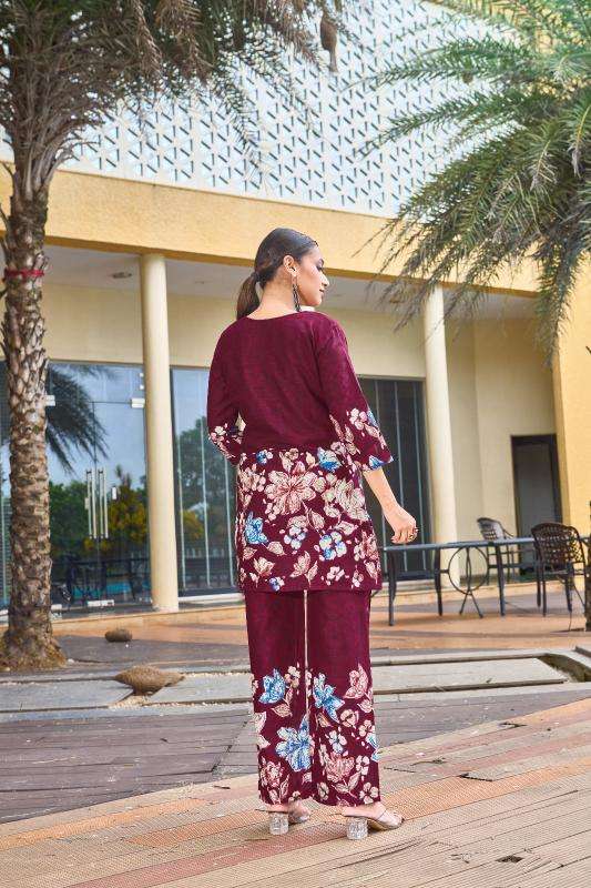 Diva 128 stylish coord set Kurti supplier for boutiques