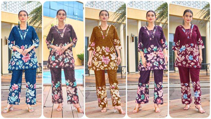Diva 128 stylish coord set Kurti supplier for boutiques