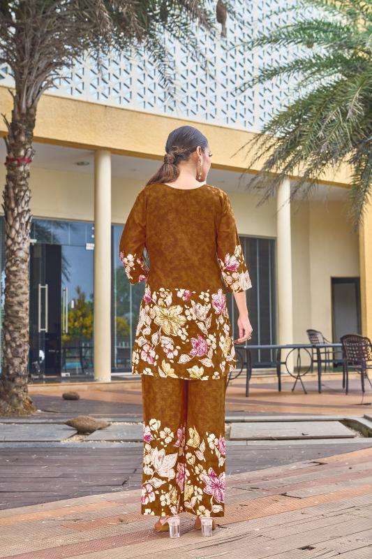 Diva 128 stylish coord set Kurti supplier for boutiques