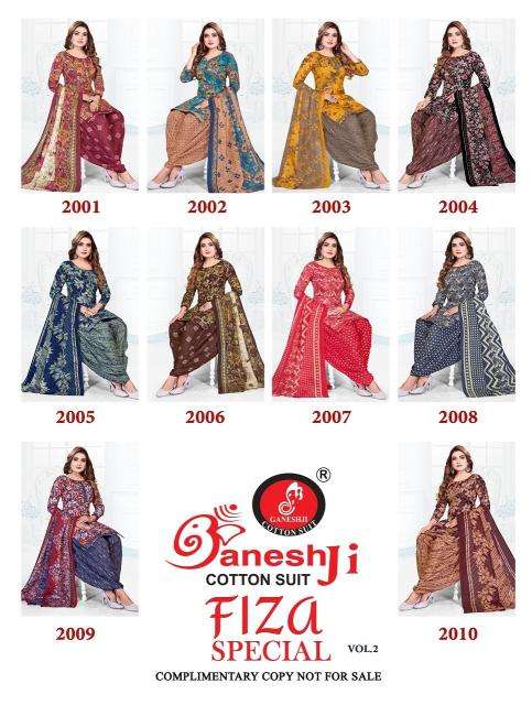 Ganeshji faiza vol-2 Dress material manufacturers in West Bengal
