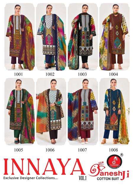 Ganeshji innaya vol-1 Wholesale dress materials supplier in Mumbai