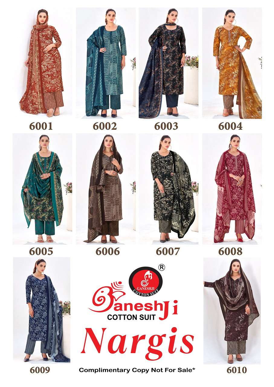 Ganeshji Nargis Vol 6 Dress materials for boutique