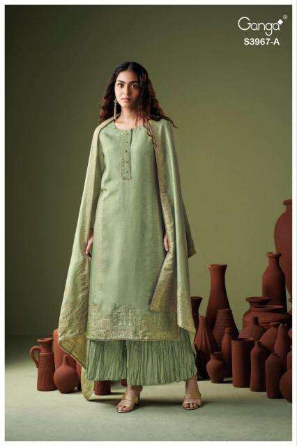 Ganga giah 3967 Wholesale dress materials suppliers in India