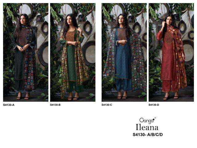 Ganga ileana 4130 Bulk dress materials supplier