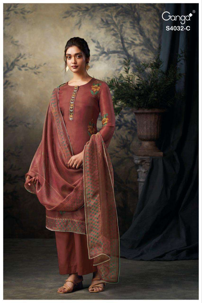 Ganga Nivetya 4032 Surat Salwar Kameez market