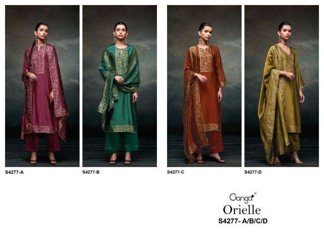 Ganga orielle 4277 Dress materials Manufacturers in Surat