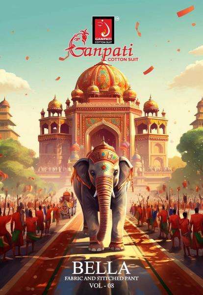 Ganpati bella pant vol-8 Dress materials wholesalers in Mumbai