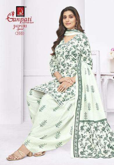 Ganpati jaipuri special patiyala vol-14 Dress materials manufacturers in Surat