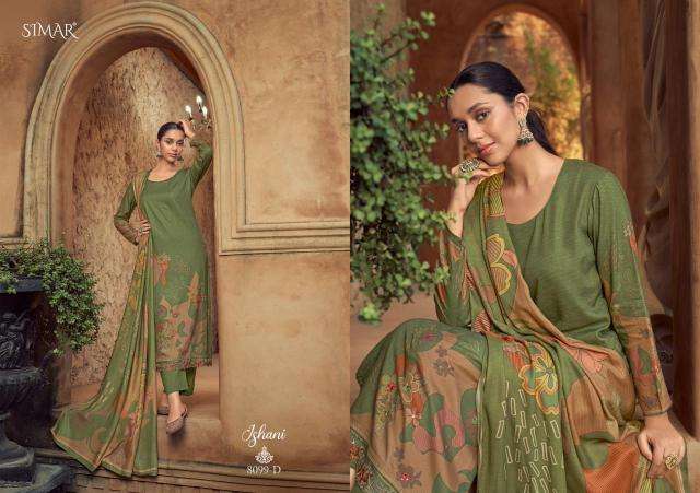 Glossy simar Ishani Designer dress materials supplier