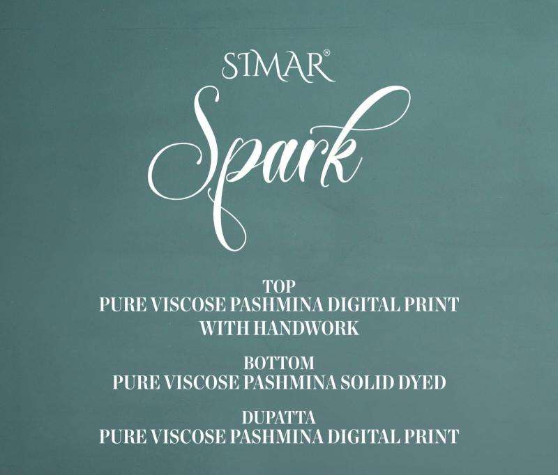 Glossy simar spark Latest dress materials wholesale