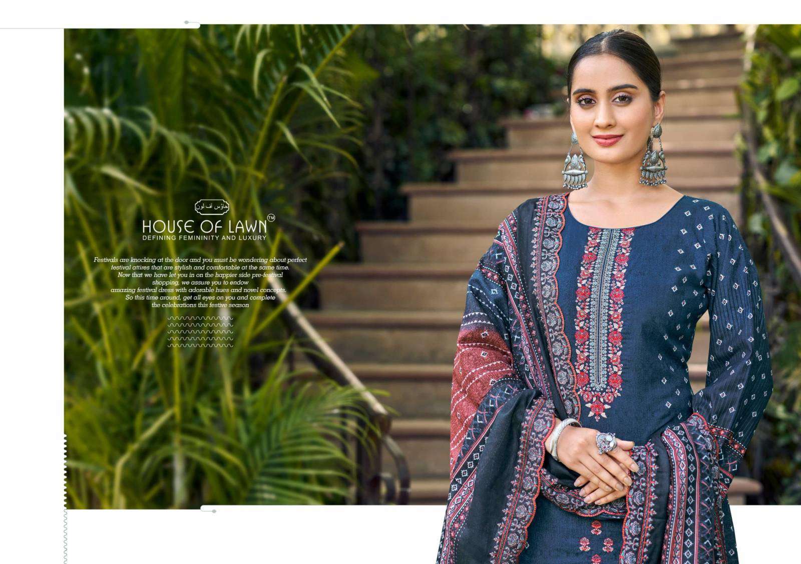 House of Lawn Urbane wholesale dress material market in surat