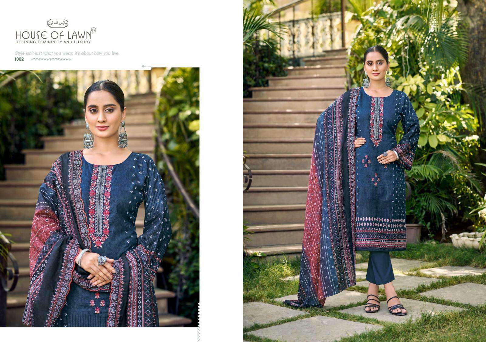 House of Lawn Urbane wholesale dress material market in surat