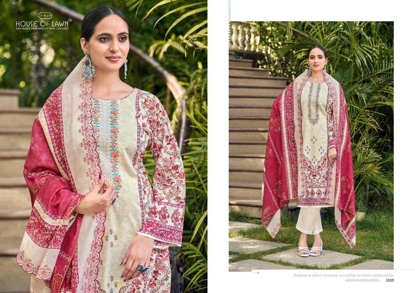 House of Lawn Urbane wholesale dress material market in surat