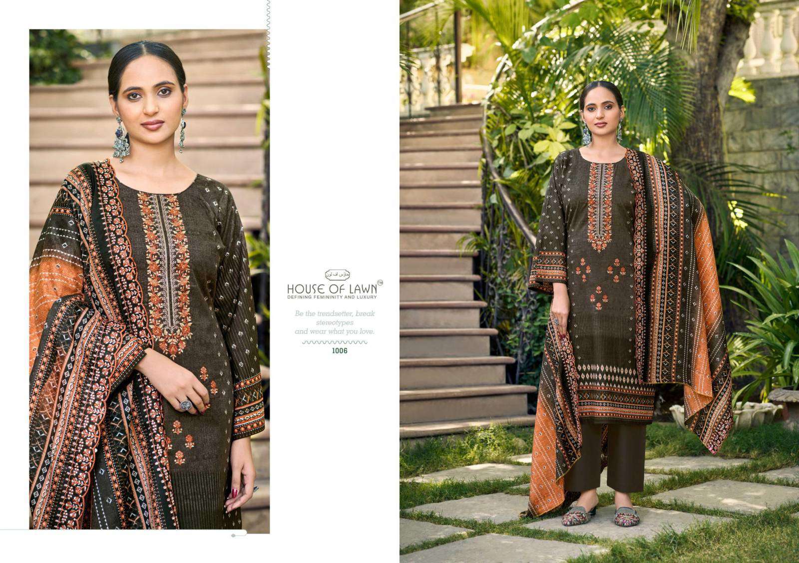 House of Lawn Urbane wholesale dress material market in surat