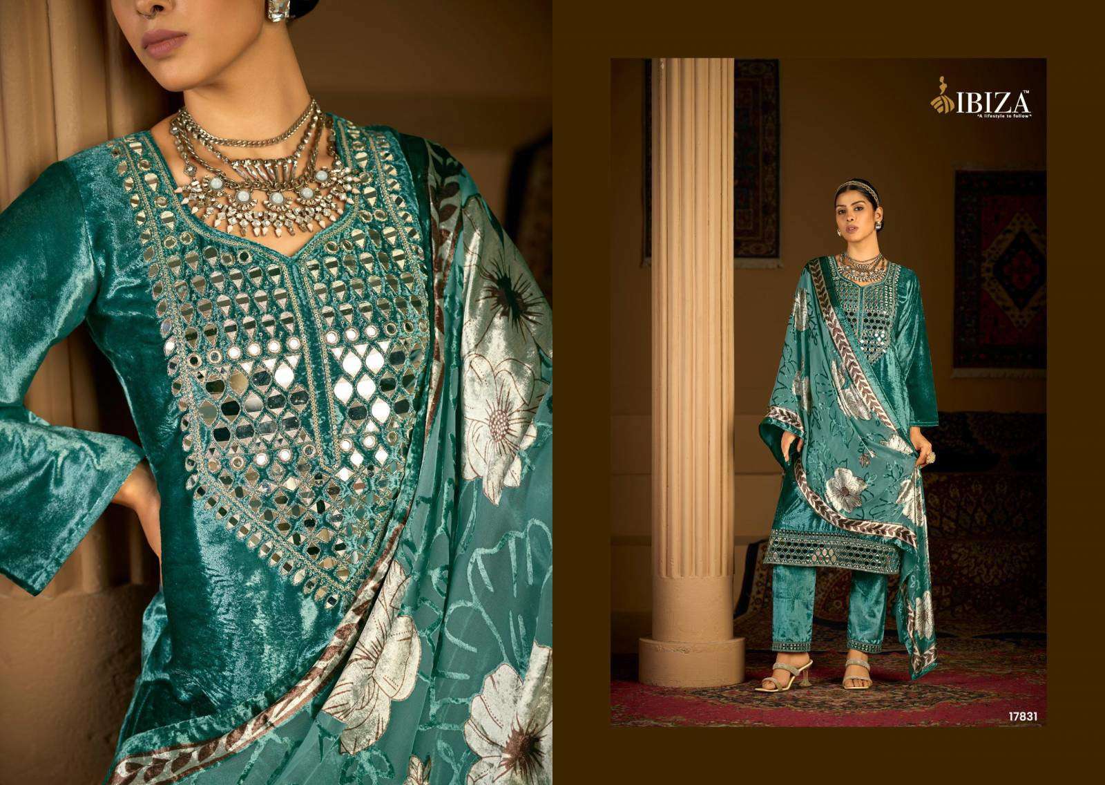 Ibiza Aayna Party wear salwar kameez wholesale