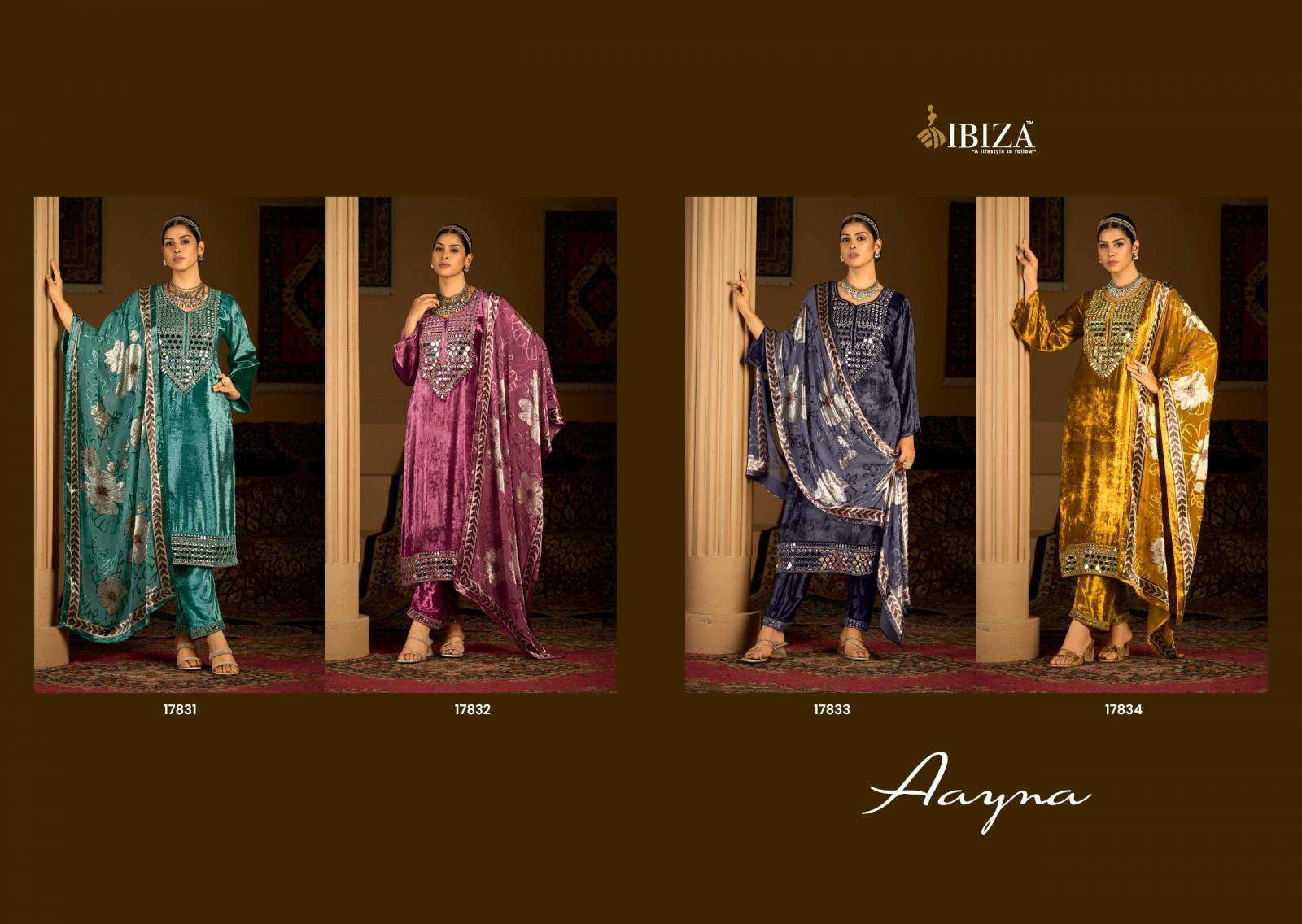 Ibiza Aayna Party wear salwar kameez wholesale