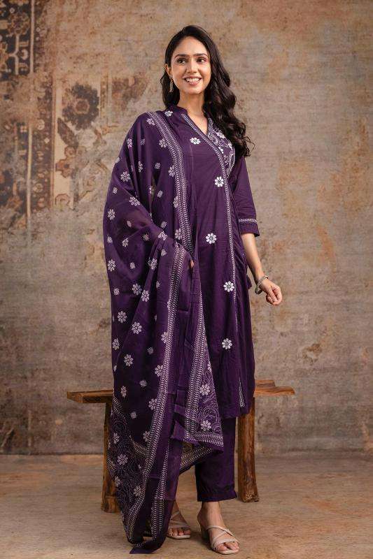 Janni aline 3pcs cotton Bulk Kurti suppliers in Mumbai