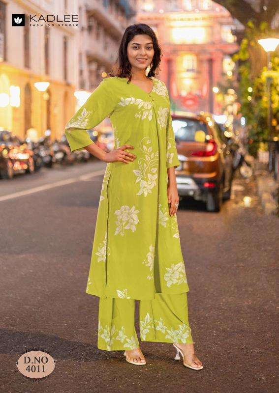 Kadlee heer vol 2 coord set Kurti suppliers in Surat Textile market