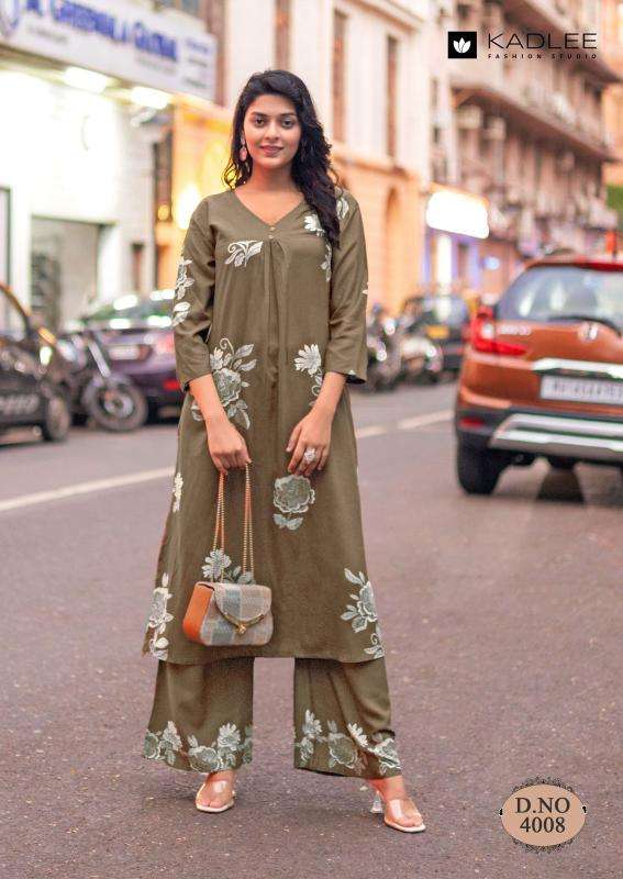 Kadlee heer vol 2 coord set Kurti suppliers in Surat Textile market